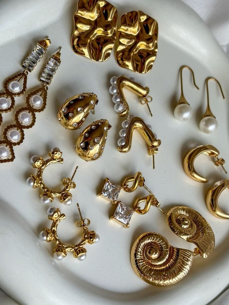 Anti-tarnish Earring