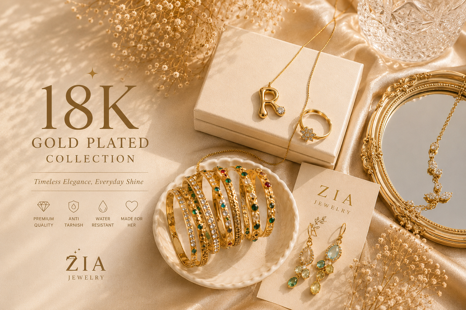 18K Gold Plated Collection