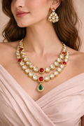 Polki Ruby Layered Necklace