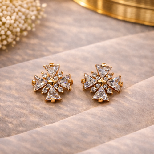 American AD stud Earring