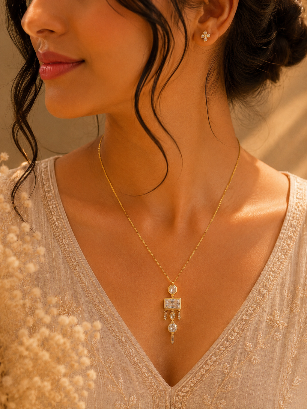 18K Gold Plated Pendant