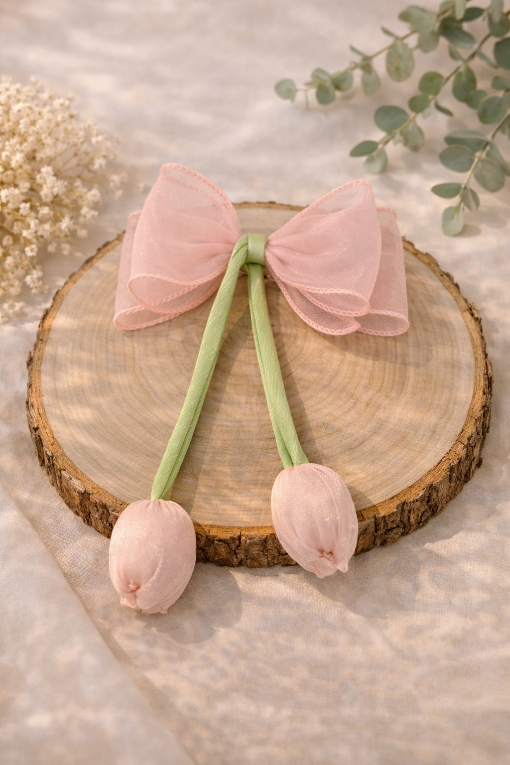 Tulip Bow Hair clip