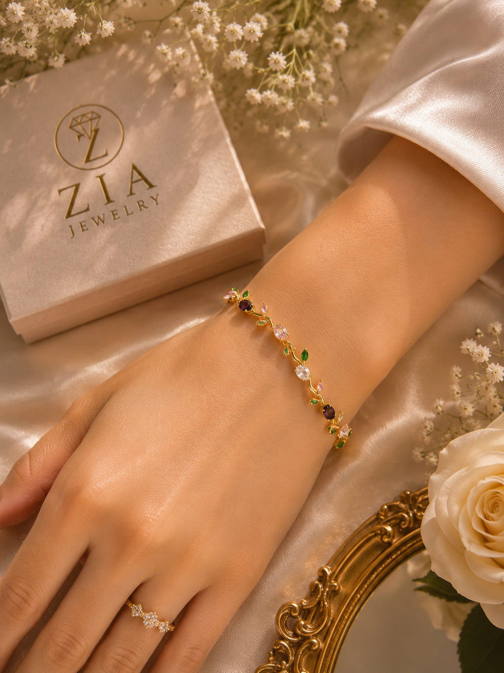 Blooming Tulip Multi Bracelet