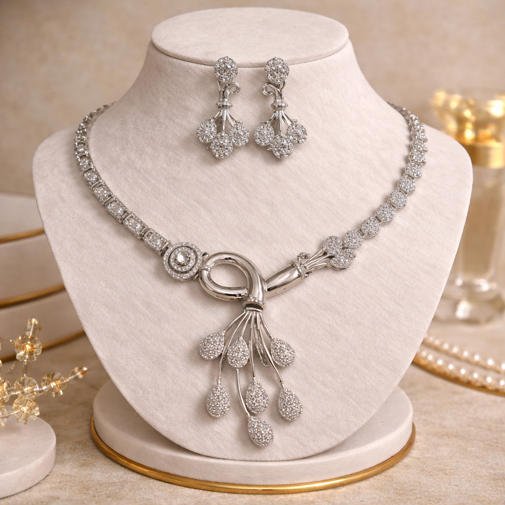 Diamond Cascade Necklace