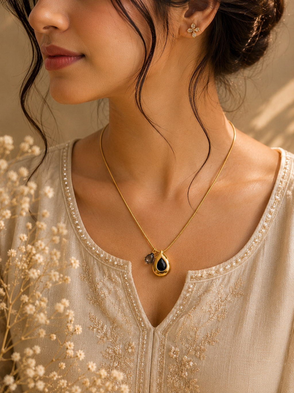 18K Gold Plated Pendant