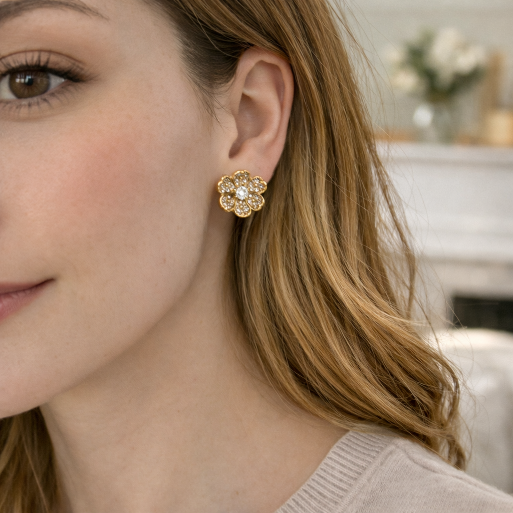 American AD stud Earring