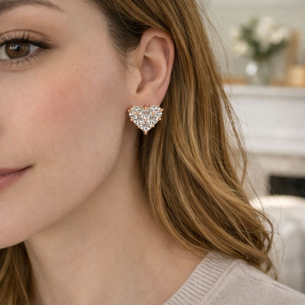 American AD stud Earring