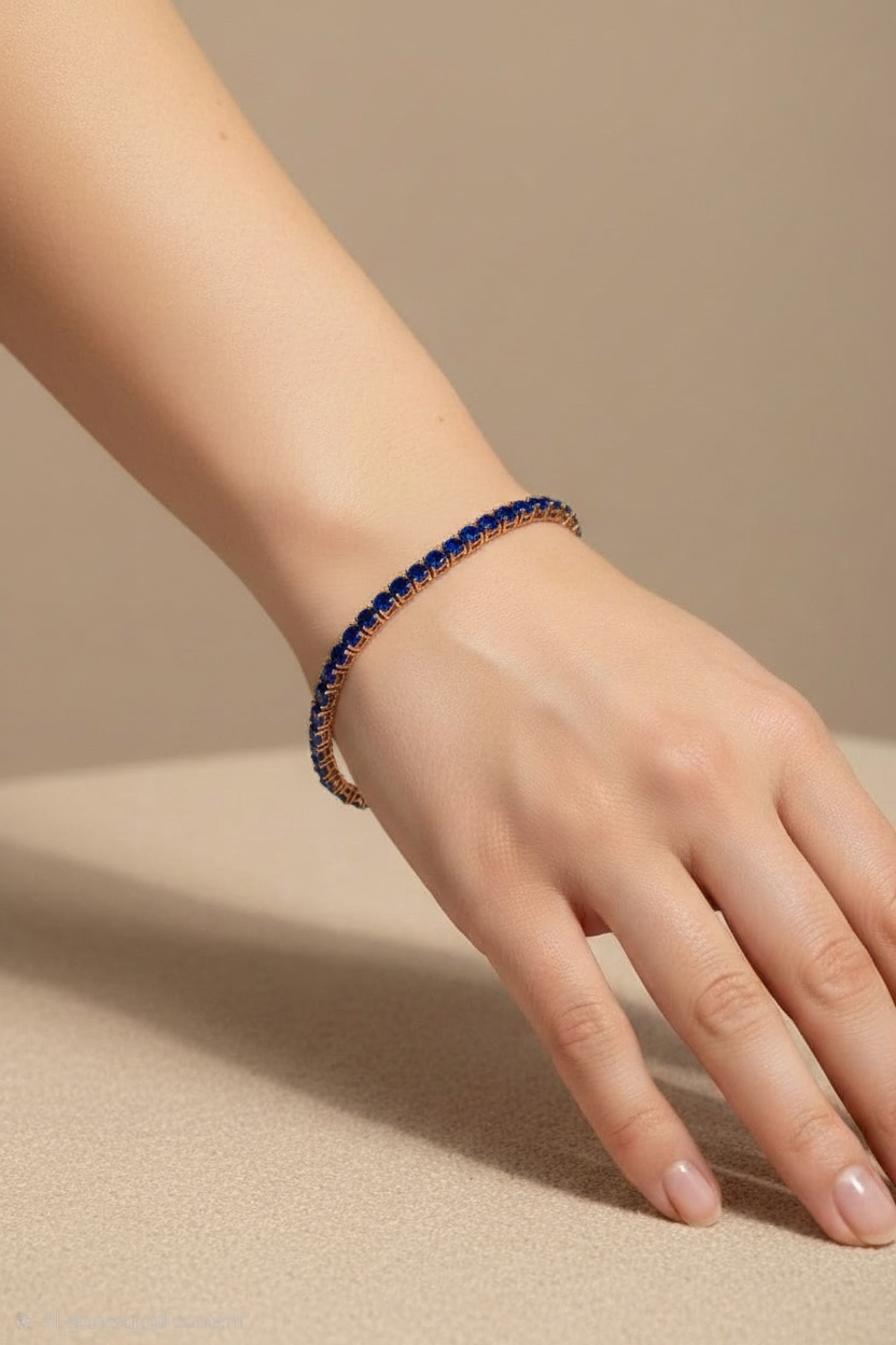 Royal Blue Tennis Bracelet