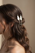 Pearl Stone Side Hair Pin