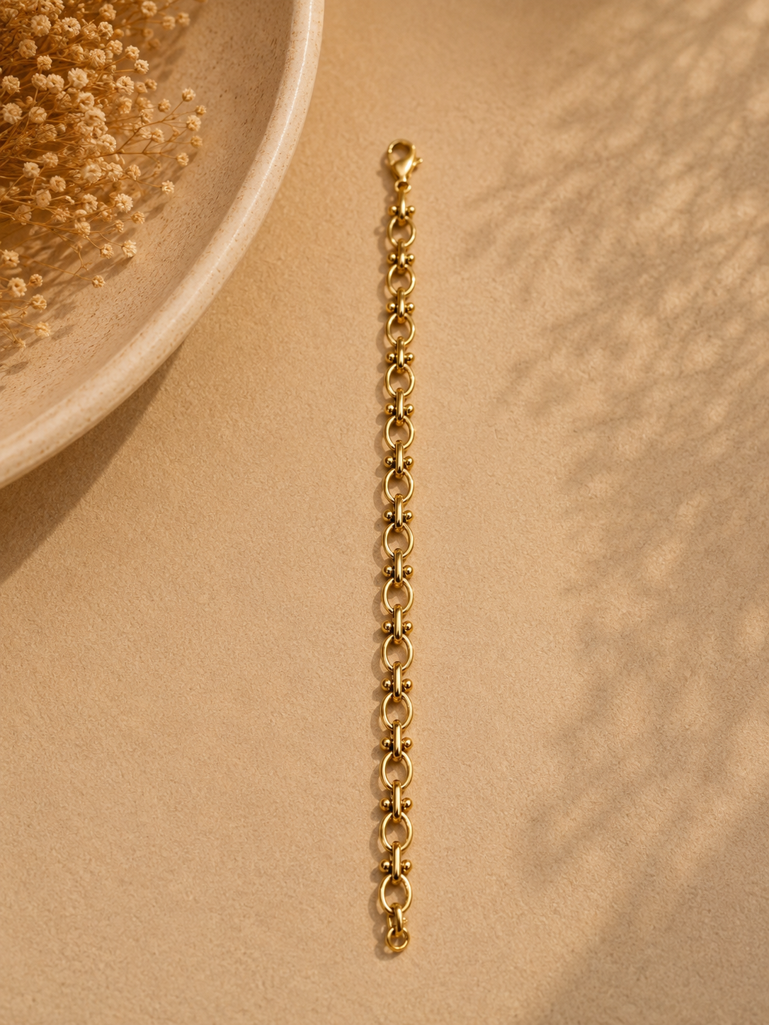 Luna Link Gold Bracelet