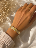 Anti-Tarnish Textured Kada Bracelet