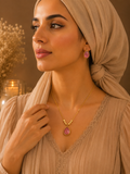 18K Gold Plated Necklace Set