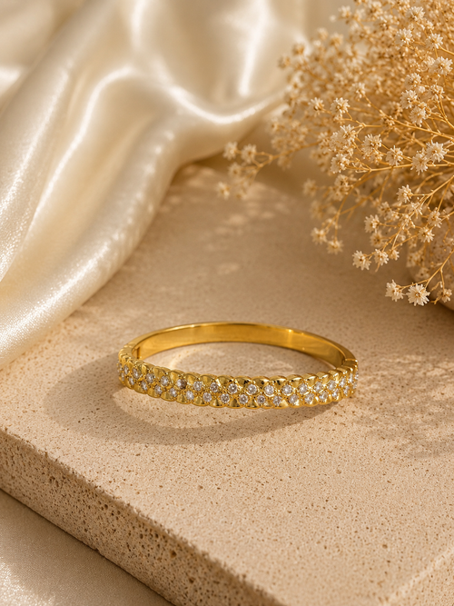 18K Gold Plated Kada Bracelet