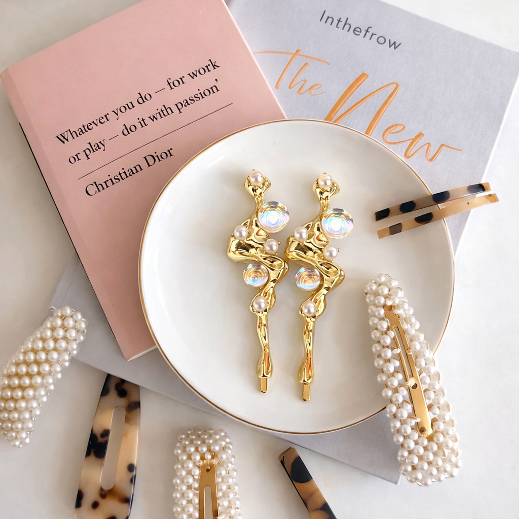 Aurora Pearl Side Hair Pin