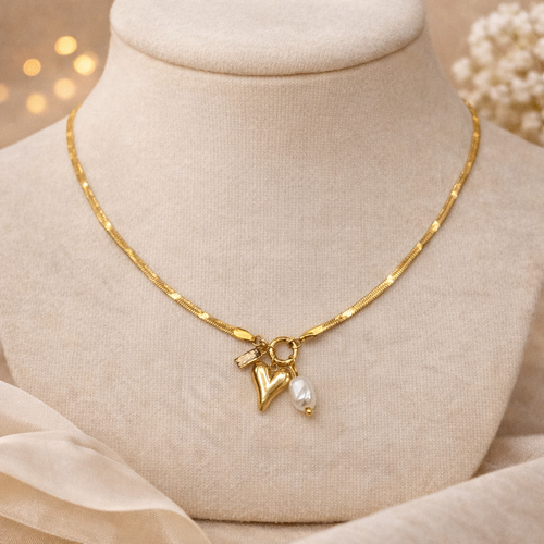 Anti-Tarnish Heart Charm pendant