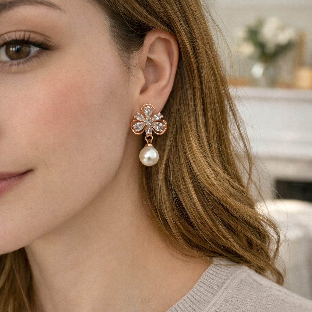 American AD stud Earring