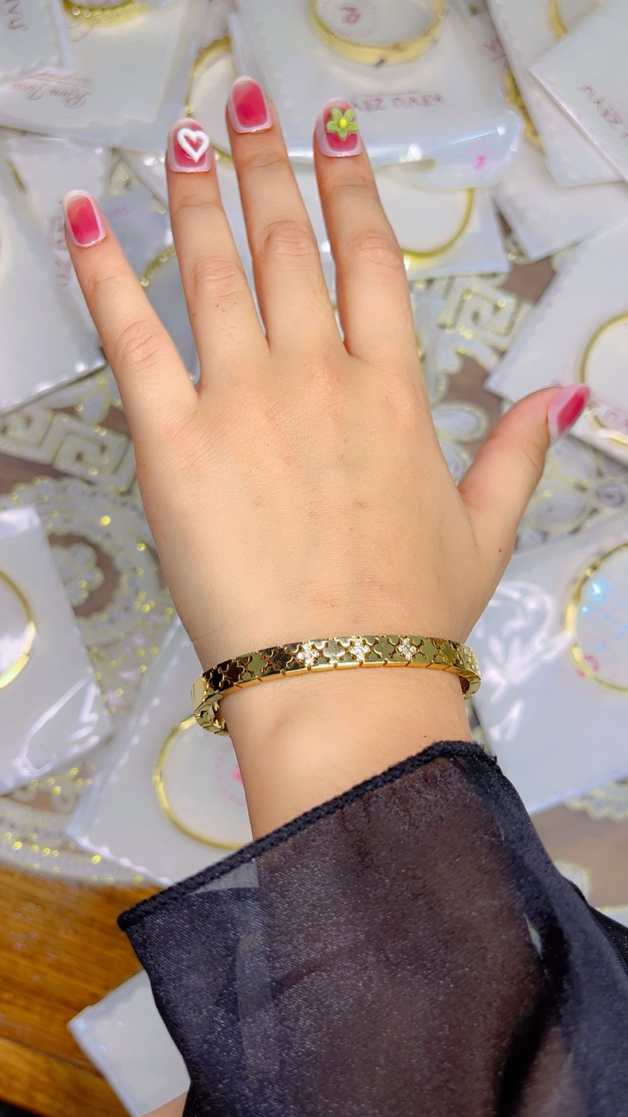 18K Gold Plated Kada Bracelet
