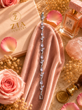 Blooming Tulip Silver Pink Bracelet