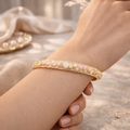Pink Blossom Kada Bracelet