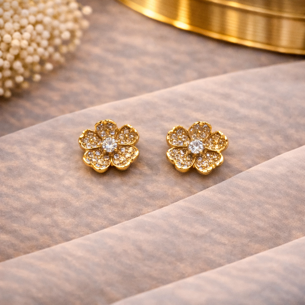 American AD stud Earring