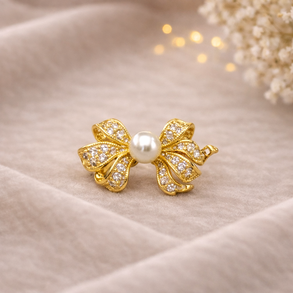 Pearl Bow Ring