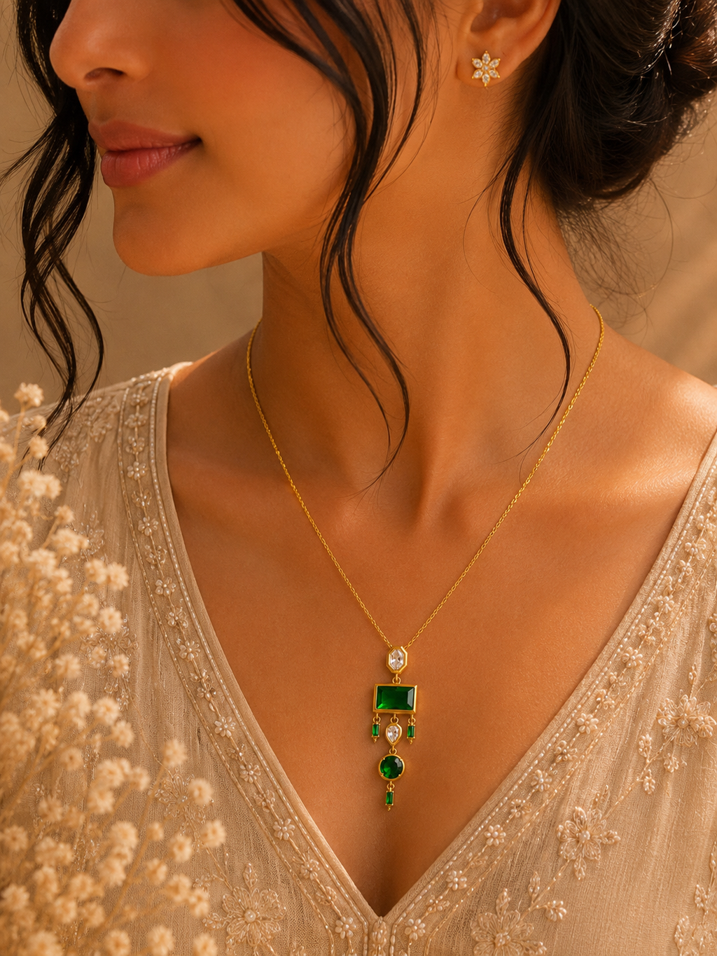 18K Gold Plated Pendant