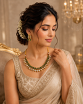Emerald Polki Classic Necklace