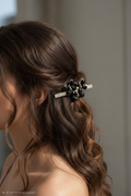 Floral Crystal Hair Clip