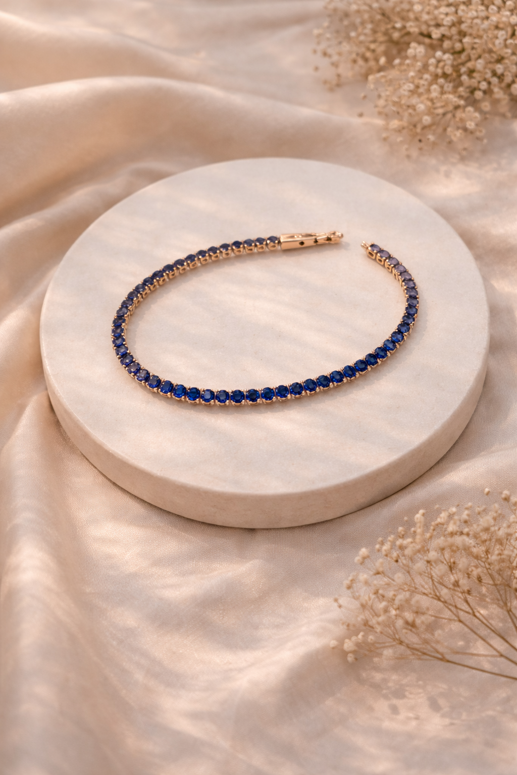 Royal Blue Tennis Bracelet