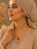 18K Gold Plated Necklace Set