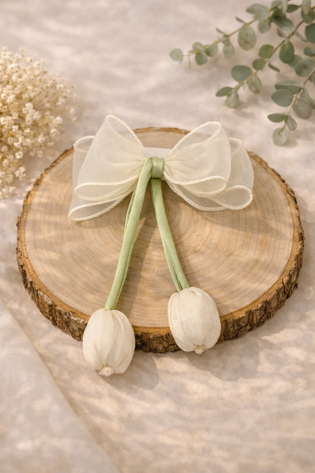 Tulip Bow Hair clip