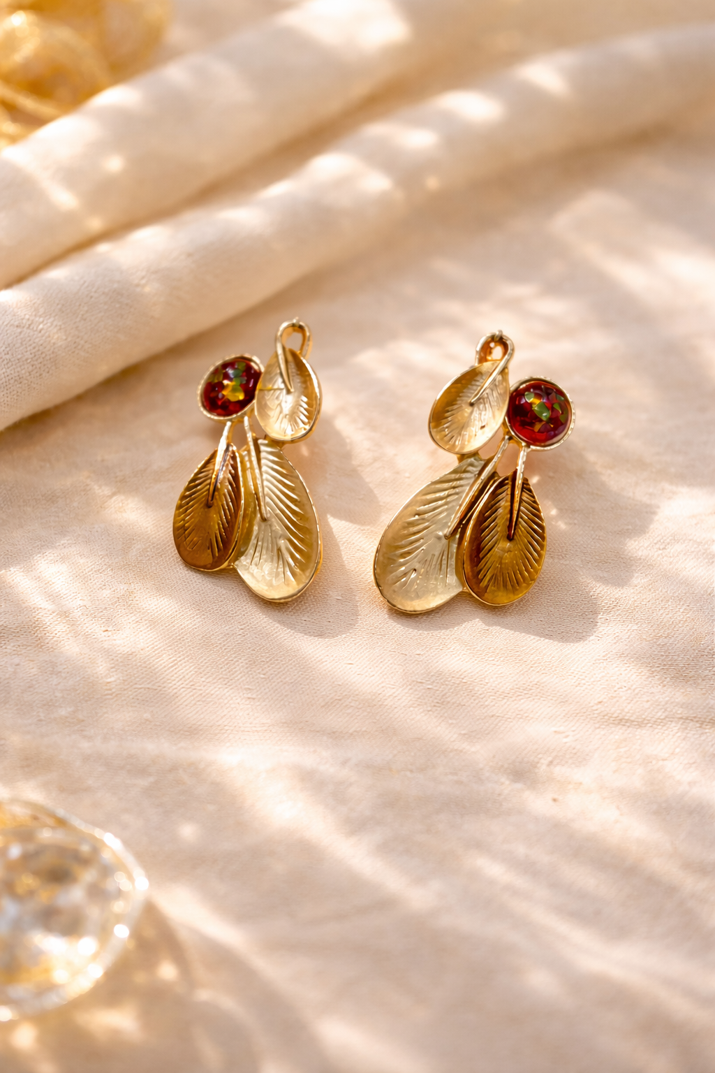 Leaf Drop Earrings