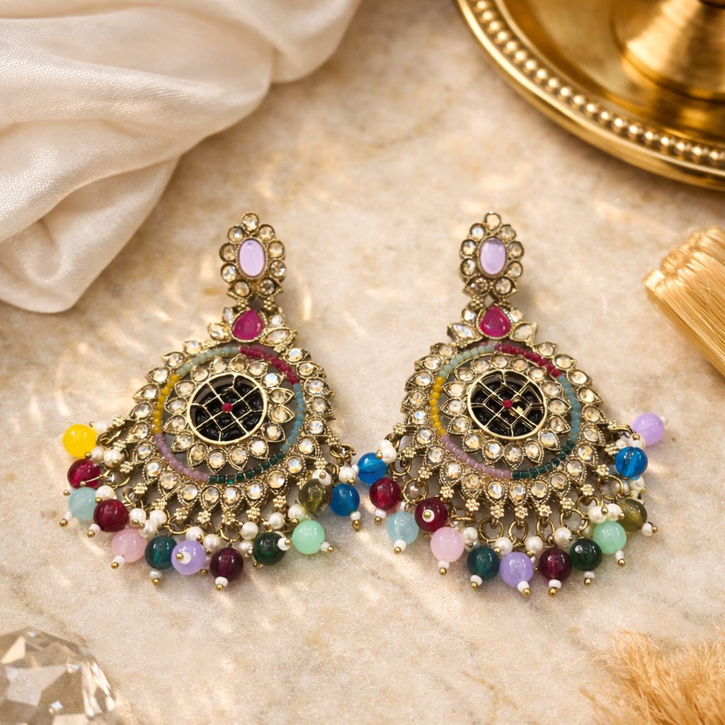 Rang Chandbali Earring