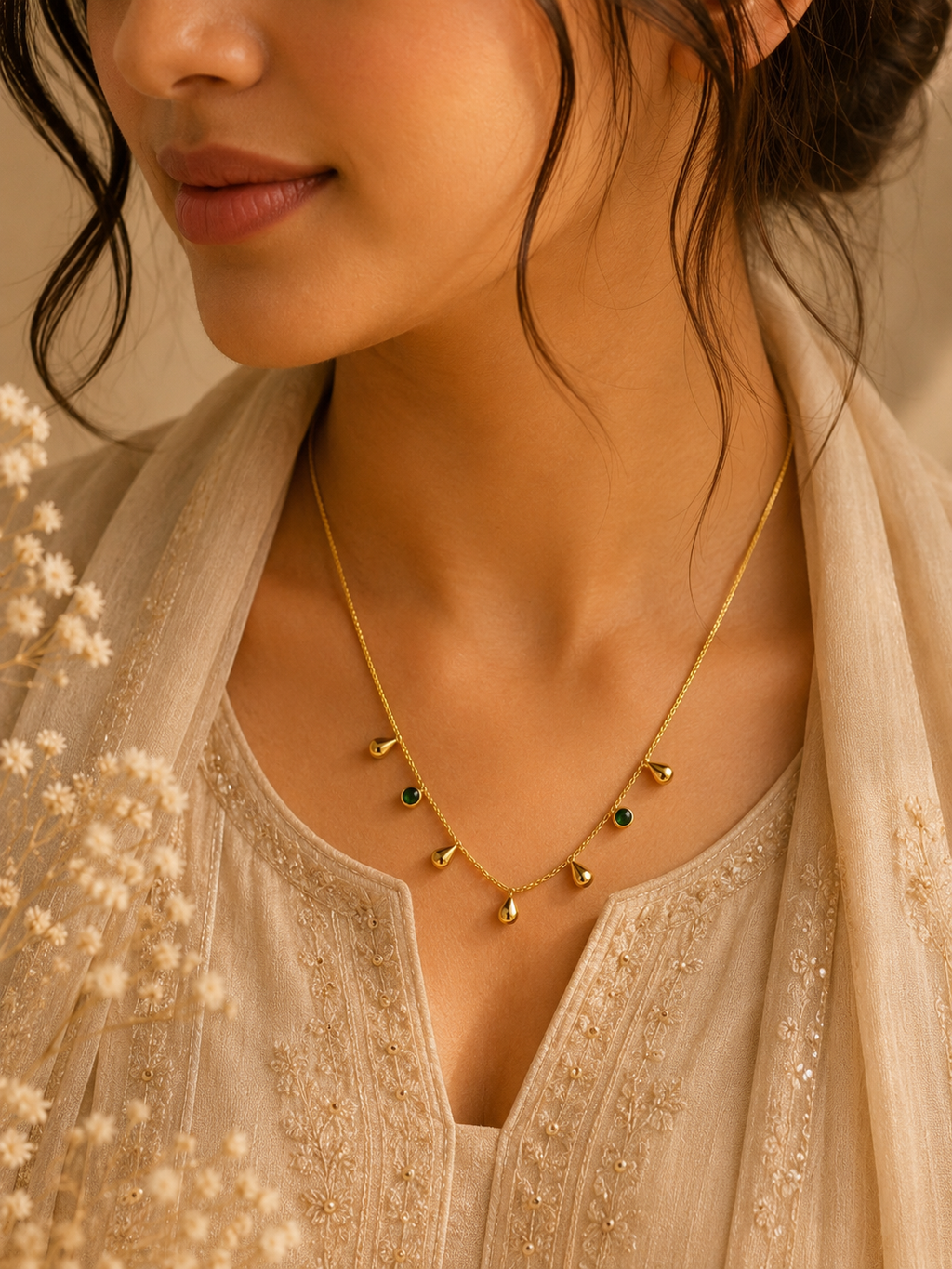 18K Gold Plated Pendant
