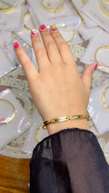 18K Gold Plated Kada Bracelet