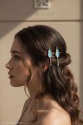 Pearl Stone Side Hair Pin