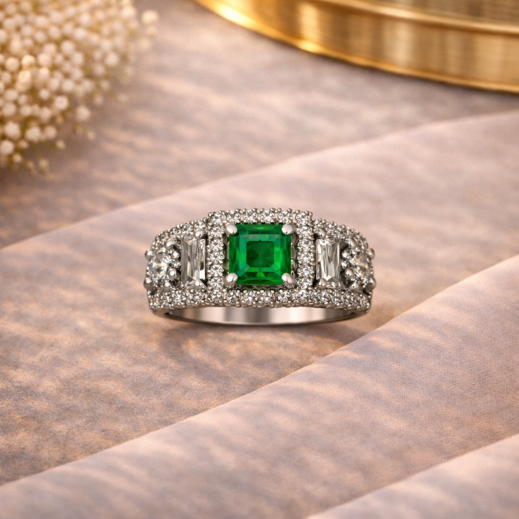 AD Emerald Ring