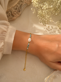 Pearl Bloom Beaded Bracelet