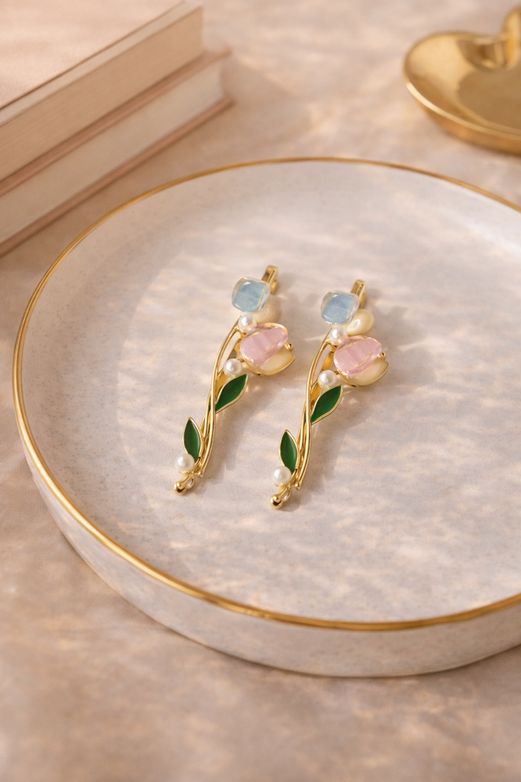 Tulip Vine Side Hair Pin