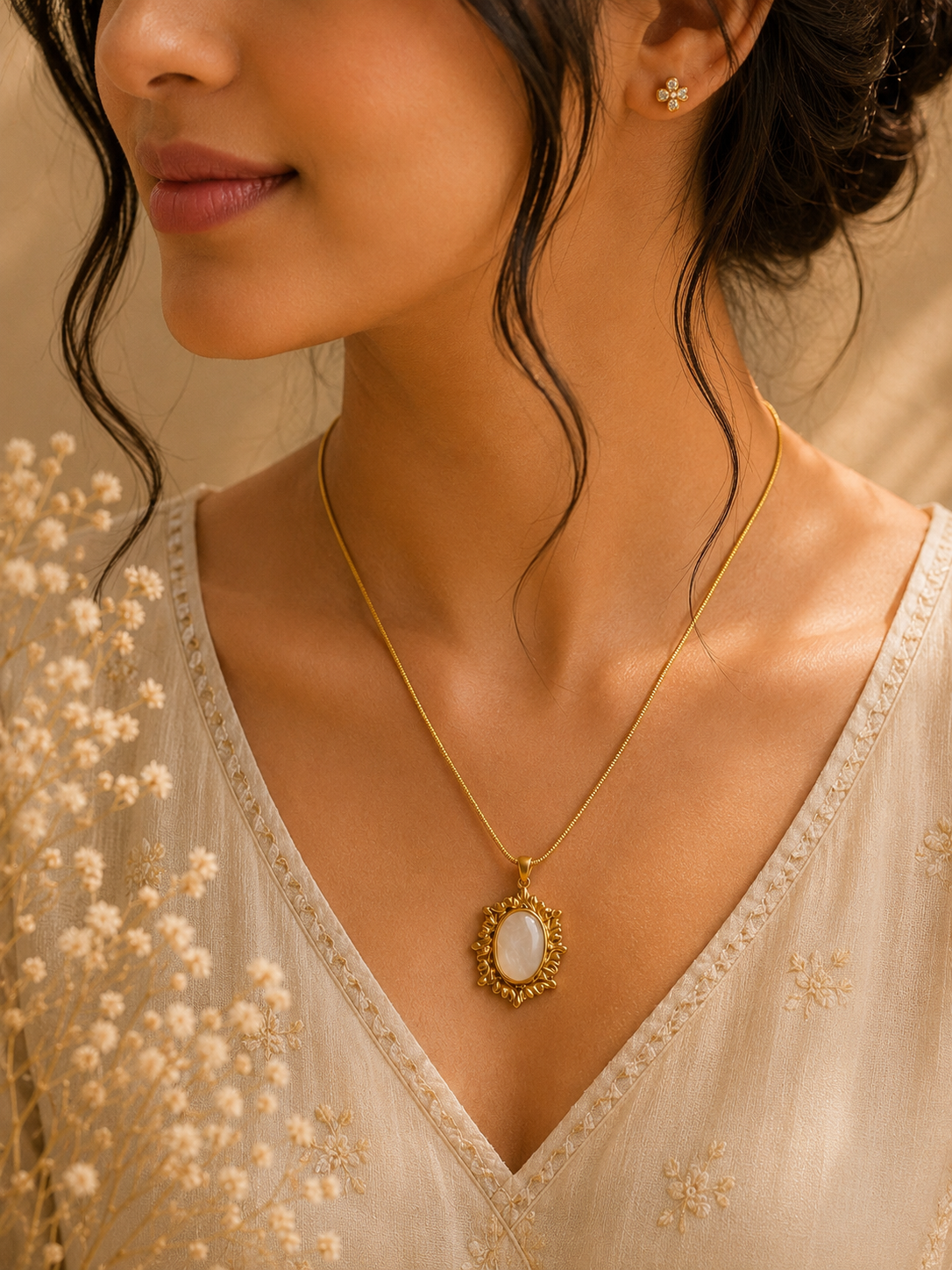18K Gold Plated Pendant