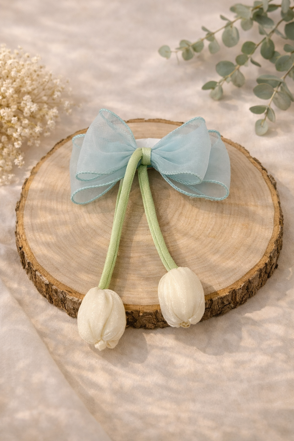 Tulip Bow Hair clip