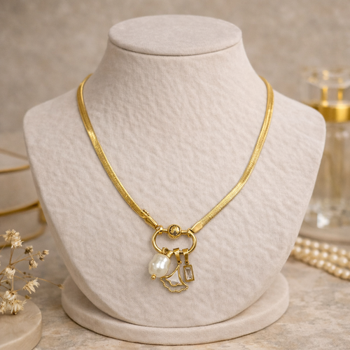 Anti-Tarnish Pearl Charm pendant