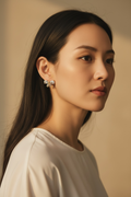 AD Crystal Bow Stud