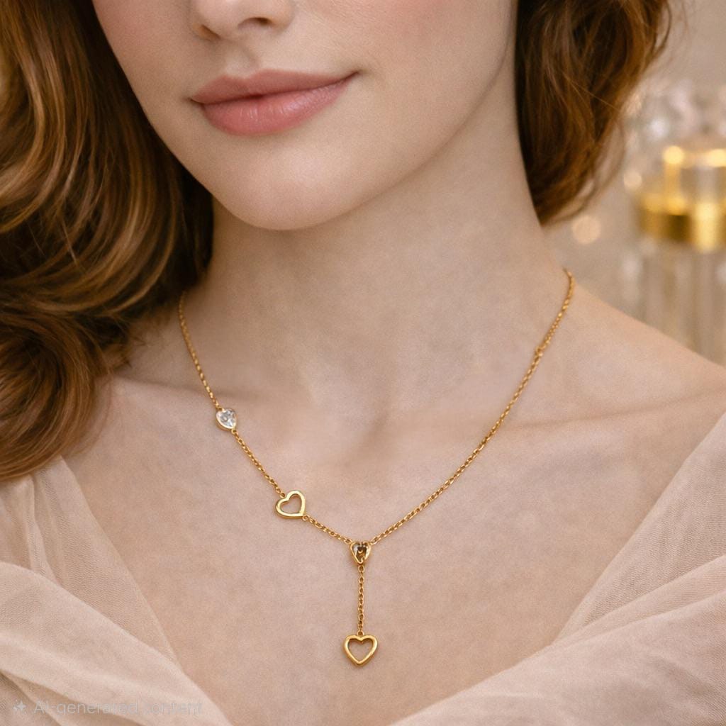 Heart Drop Charm  pendant