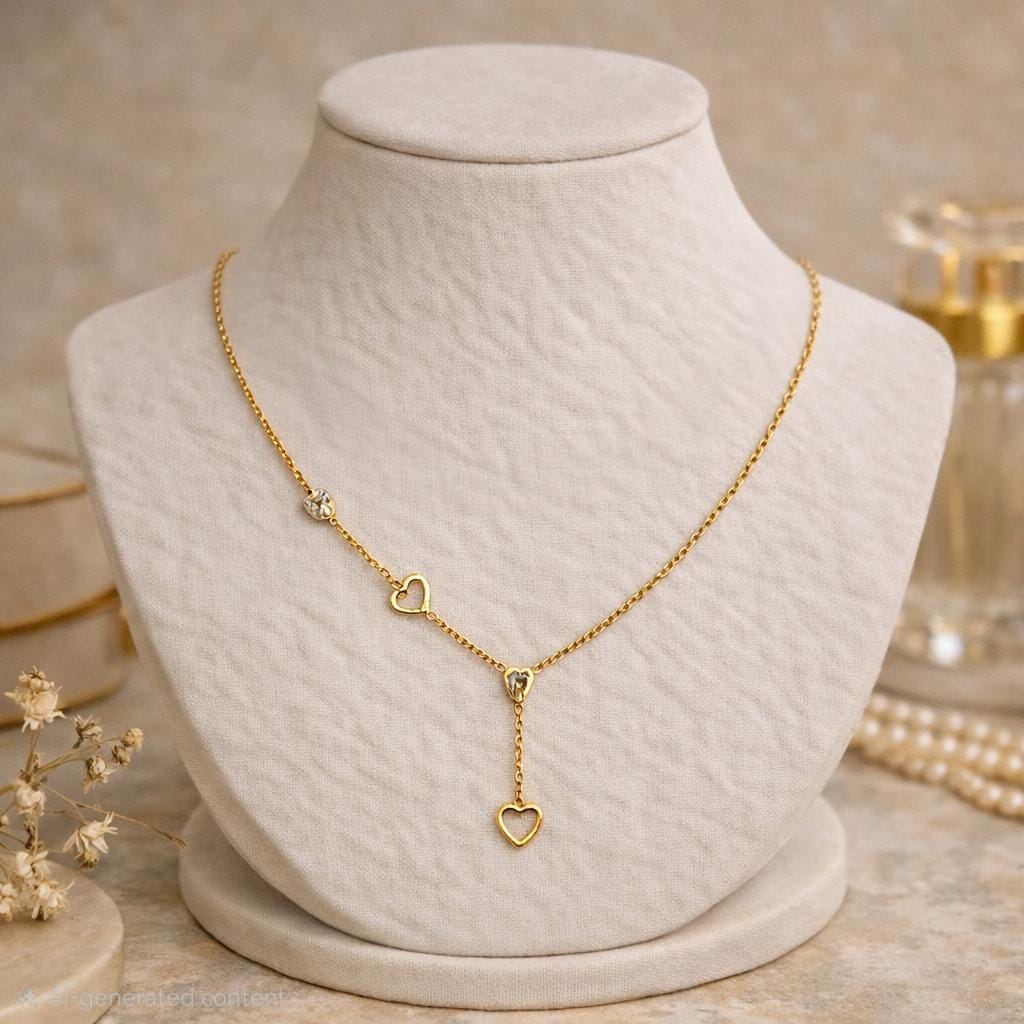 Heart Drop Charm  pendant