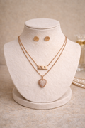 Heart Layered pendant set