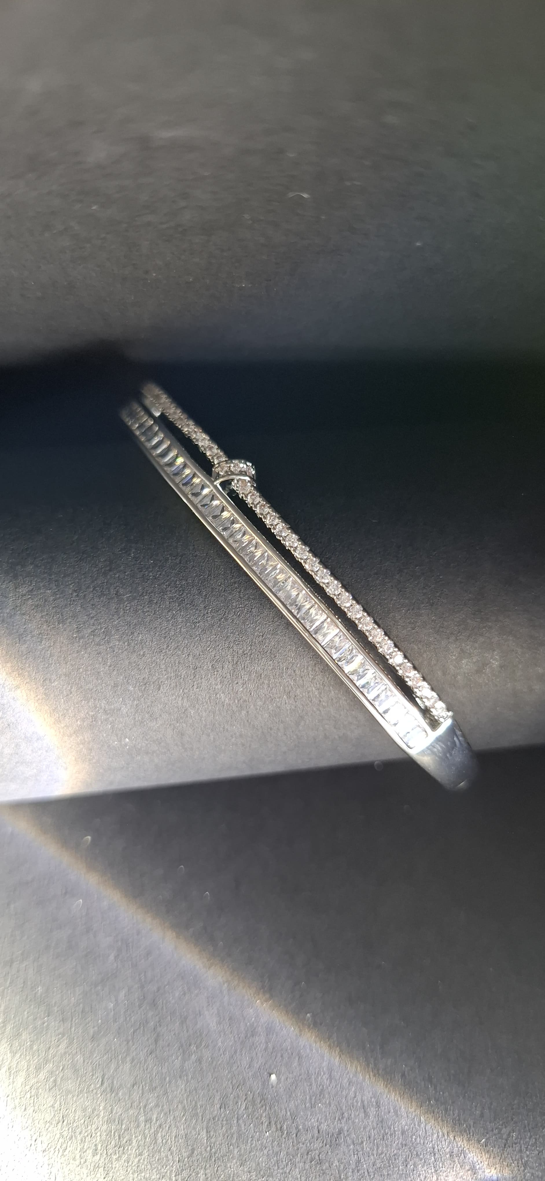 AD Silver Kada Bracelet