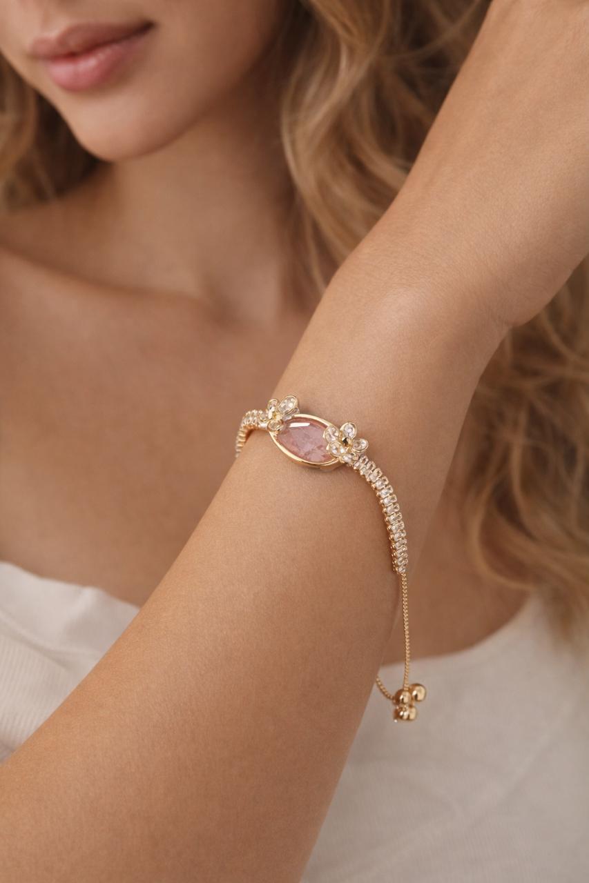 Blush Bloom Adjustable Bracelet