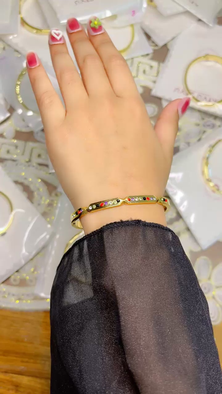 18K Gold Plated Kada Bracelet