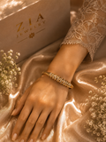 18K Gold Plated Coil Ring Bangle Bracelet